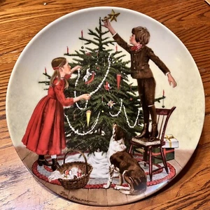 1983 Knowles "Christmas" #6 American Holidays Collection con scatola COA SPEDIZIONE GRATUITA - Foto 1 di 3