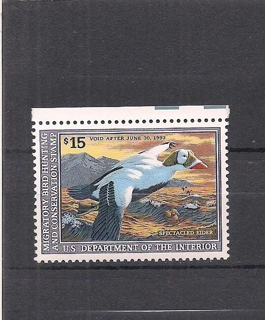 United States RW59 FEDERAL STAMP DUCK STAMP 1992 MNH - Image 1 of 1