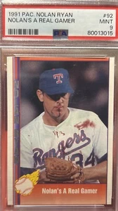 1991 Pacific 🔥  Nolan Ryan Texas Express - #92  ⚾️.  PSA. 9 - Picture 1 of 3