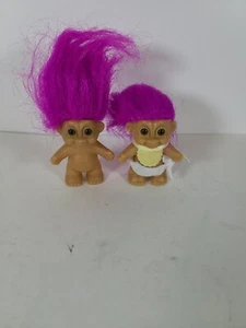 Mini bambola Russ Good Luck Troll - set di 2 - Foto 1 di 5