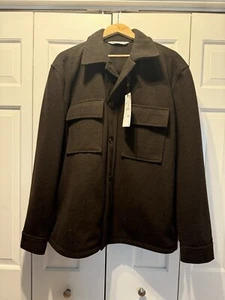 New With Tags Zara Pocket Overshirt Brown Jacket Size XL - Picture 1 of 8