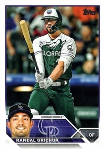 Tarjeta de béisbol Topps 2023 #110 RANDAL GRICHUK COLORADO ROCKIES - casi nueva/m - Imagen 1 de 2