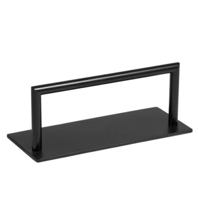 SPINY - Fußstütze für Friseurstuhl Edelstahl Friseur Ausrüstung Fußablage schwar - Bild 1 von 2