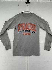 Camisa Syracuse Naranja Juvenil Grande Gris Naranja Manga Larga Universidad Deportes Niños - Imagen 1 de 7