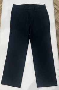 Mens Axist Dress Pants Navy 34/30 100% Polyester - Picture 1 of 10
