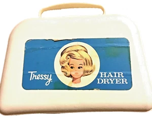 Hasbro Tressy Doll Hair Dryer With Case Complete Set Vintage 1960s Retro Toy - Picture 1 of 9