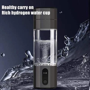 Smart Hydrogen Rich Portable Water Bottle Electrolysis Mug Healthy Drinking Cup - Picture 1 of 7