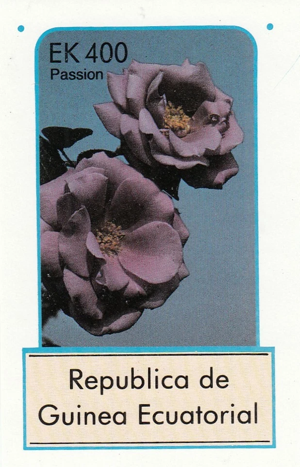 Passion Flowers Equatorial Guinea MNH CINDERELLA (89947) - Image 1 of 1