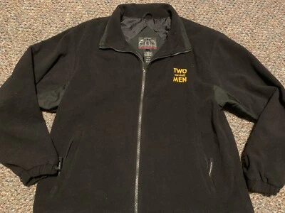 TWO AND A HALF MEN rare official promotional fleece jacket Adult Large TV PROMO - Image 1 of 4