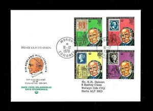 COMORES 1978 - Rowland Hill FDC - Picture 1 of 1