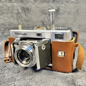 50er Voigtländer Vitessa L Kleinbildkamera Color Skopar 1:3,5/50 Synchro Compur CASE - Bild 1 von 24
