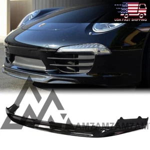 Alerón labial delantero de fibra de carbono de diseño AM7 para Porsche 911 Carrera 991 2012-2016 - Imagen 1 de 7