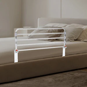 Rejilla de Cama de Seguridad Portátil Plegable Barandilla de Cama de Acero Inoxidable para Personas Mayores - Imagen 1 de 20