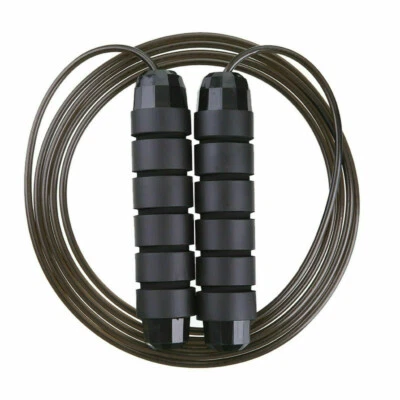 Jump Rope Gym Aerobic Exercise Boxing Skipping Adjustable Bearing Speed Fitness - Image 1 of 4