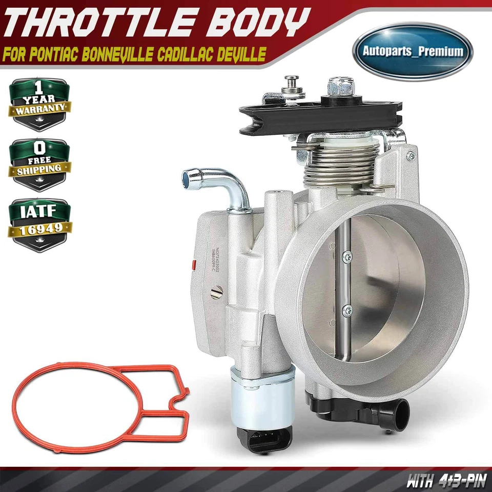 Corpo do acelerador para Pontiac Bonneville 2004-2005 Cadillac DeVille Eldorado Seville - Imagem 1 de 4