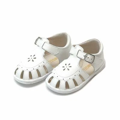 L'Amour Shoes Shelby White Caged Sandal - Image 1 of 4