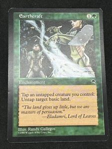Magic the Gathering MTG Earthcraft Tempest Green Rare - Picture 1 of 2