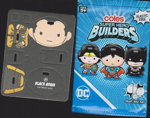 Coles DC Super Hero Builders #31 BLACK ADAM - Unbuilt -FREE SHIP in Australia - Picture 1 of 1