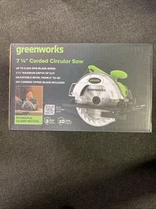 Greenworks 13Amp kabelgebundene Kreissäge - Bild 1 von 4