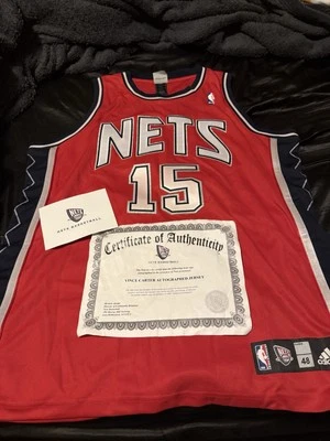 Autographed Vince Carter Nets Jersey - Image 1 of 4