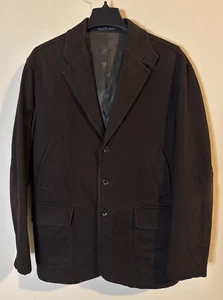 Giacca sportiva in lana spessa vintage Made in Italy colore nero taglia 44 R - Foto 1 di 13