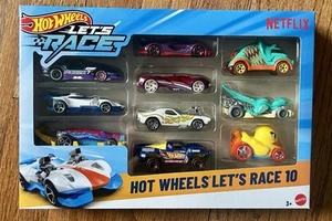 GT-Scorcher HOT WHEELS LET'S RACE 10 Netflix Set Rodger Dodger New Sealed - Picture 1 of 3