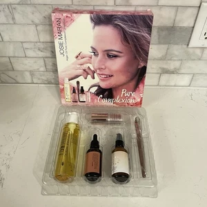 Josie Maran 5 Pc Set Matchmaker Foundation Lt/Med 2 oz, Love Color Stick & More! - Picture 1 of 10