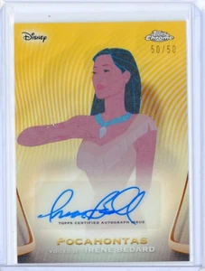 2025 Topps Chrome Disney POCAHONTAS - IRENE BEDARD GOLD AUTO Autograph 50/50 - Picture 1 of 2