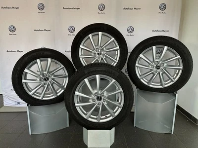 Original Borbet "V" 18 Zoll Winterkomplettradsatz Silber für Kodiaq 1 VW Tiguan - Bild 1 von 4