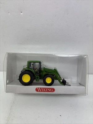 Tractor Wiking escala HO John Deere 6920 S con cargador frontal #393 40 34 Foto 1 de 2