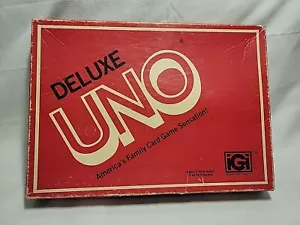 Uno Deluxe Edition / Vintage / 1978 Card Game / Instructions / Score Pad - Picture 1 of 3