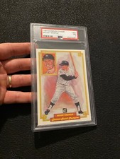 Mickey Mantle PSA 7 Donruss Champ #50 JUMBO Yankees Collector Card GORGEOUS