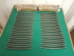 LIMA NIKEL SILVER PROFILE GOLDEN SERIES 24 X CURVED TRACK R431 2 COMPLETE BOX - Bild 1 von 1