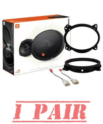 JBL Stage2 420 Watts Max 6x9" 3Way Front Speakers for 2012-2017 Toyota Camry - Image 1 of 3