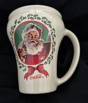 Taza de Navidad vintage 1989 Coca Cola Coca Santa Claus Foto 1 de 4
