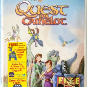 1998 Quest For Camelot SEALED VHS New Watermarks w/ Pendant Collectible C50 - Picture 1 of 3