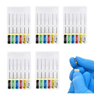 30pcs Dental Niti Nickel Titanium K-Files Endo Hand Root Canal File 21/25/28/31m - Picture 1 of 27