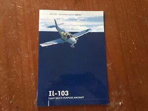 Ilyushin IL-103 rare original  colour brochure