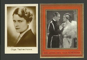 Olga Tschechowa Alfred Hitchcock's Mary Movie Actress Fab Card Collection B