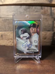 2021 TOPPS GOLD LABEL FRAMED EVAN WHITE ROOKIE AUTO #FA-EW - Picture 1 of 3