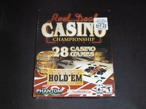 Reel Deal Casino Championship Edition (PC) Factory Sealed, Big Box - Picture 1 of 1