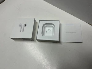 Genuine Apple AirPods EMPTY BOX ONLY Plus Instruction Manual Warranty - Picture 1 of 4