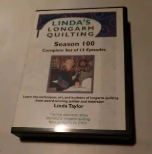 Linda's Longarm Quilting Season 100 4-DVDs Complete Set of 13 Episodes Good - Imagen 1 de 4