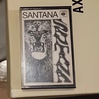 SANTANA SELF TITLED CASSETTE TAPE CBS 1969 PAPER LABEL  - Image 1 of 4