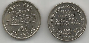 Ficha de lavado de autos Colorado Springs, Colorado Sofspra CO 1400A Bud Hurd's - Imagen 1 de 1