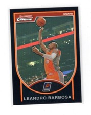 2007/08 Bowman Chrome Black Refractor #64 Leandro Barbosa #89/199 NR-MT