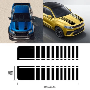 2x Car Sticker Stripe Graphics Vinyl Decal for Truck Hood Side Body Door Decor - Bild 1 von 12