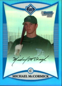 2008 Bowman Chrome Prospects Blue Refractors #BCP8 Michael McCormick /150
