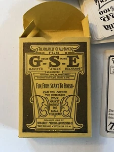 RARE 1800s early 1900s “GAVITTS” STOCK EXCHANGE CARD GAME N.O.S. FULL DECK - Picture 1 of 7