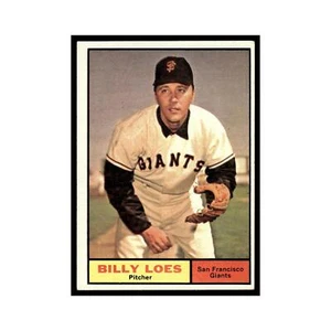 1961 Topps Baseball Card Billy Loes Giants #237 - Picture 1 of 3